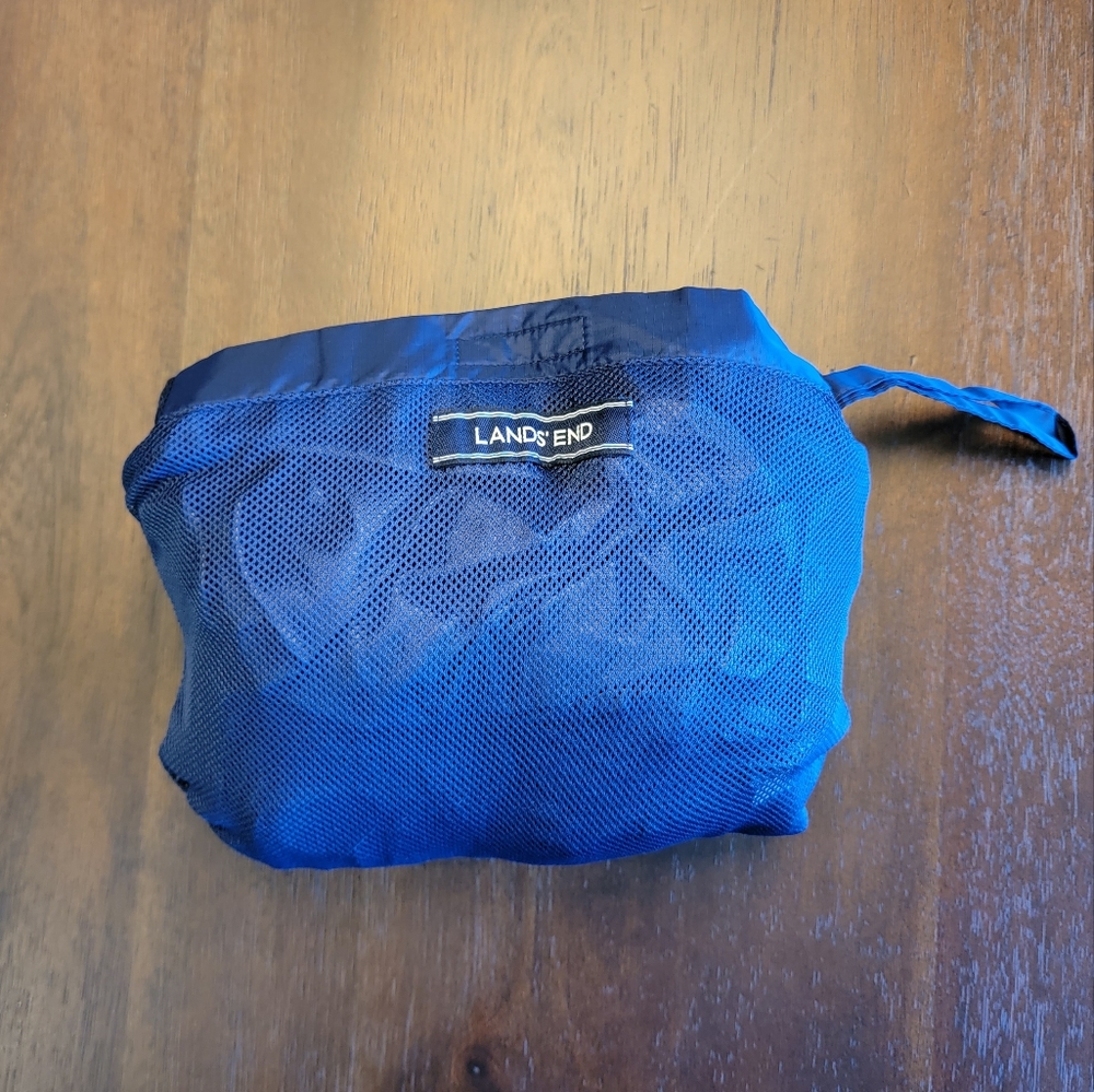 Lands' End Kids Blue Raincoat - Picture 4 of 8